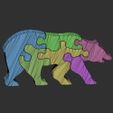 Bear STL.jpg Bear puzzle Jigsaw