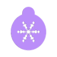 snowflake.stl Plantillas para pintar la cara