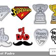 Slide4.JPG SET OF 8 FATHERS DAY COOKIE CUTTERS