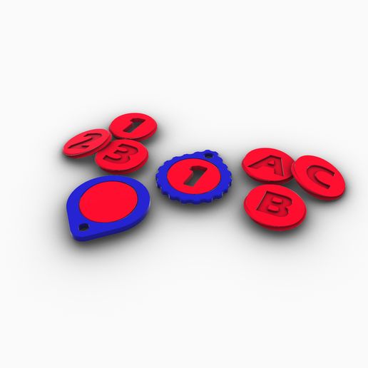 3D KEYCHAIN 1 3D model