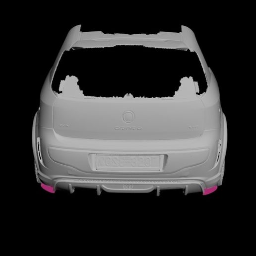 👄 rear side lips R & L (for rear bumper) 1/1・ STL File for 3D printing ...