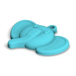 Elephant-AirTag-keychain.jpg Fichier STL Porte-clés AirTag éléphant・Modèle pour impression 3D à télécharger