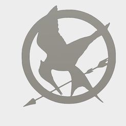 MJ_coster_1.JPG Download free STL file Mockingjay Coster • Object to 3D print, Brahmabeej