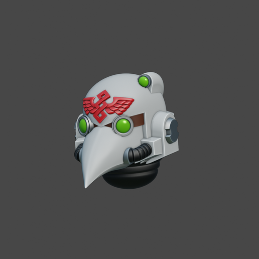 🎲 Medieval healer mask・ 3D File for 3D printing・Cults