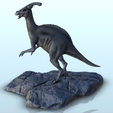 23.png Parasaurolophus dinosaur (2) - High detailed Prehistoric animal HD Paleoart