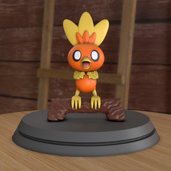 GEN-3-TORCHIC0000.png STL file TORCHIC・3D printing template to download