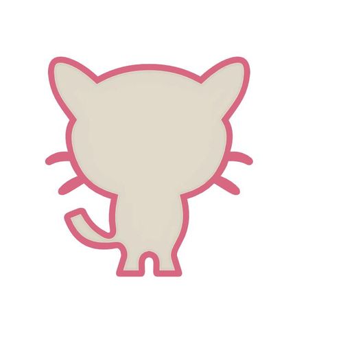 NAMELED CAT 3D model