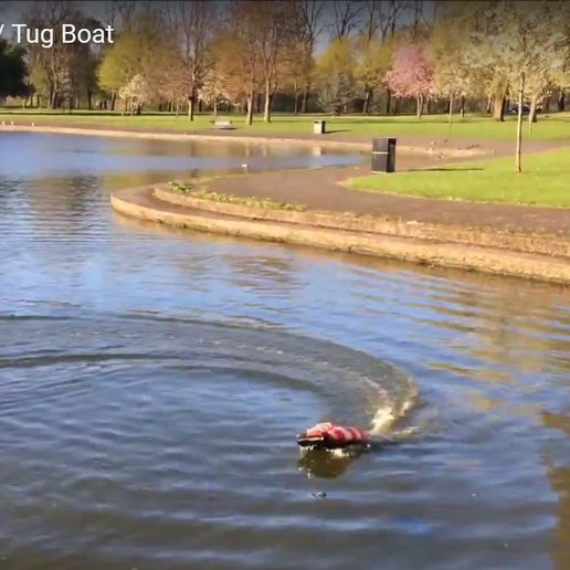 bait boat 3.png 3D Printed Bait / Camera / Tug Boat