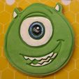 626.jpg Mike wazowski Monsters Inc Disney Themed Cookie Cutter Stamper Embosser