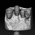 rushmore-cine-2-versions.jpg 3D file Mt Rushmore classic cine version・Design to download and 3D print