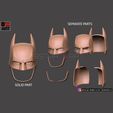 22.jpg Batman Helmet-The Batman 2021-Robert Pattinson-DC comic Fan Art 3D print model