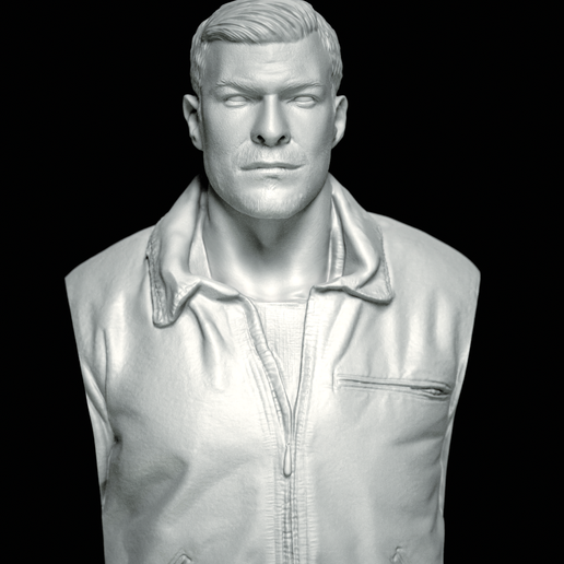 Archivo STL 1/6 1/12 Reacher Jack Reacher Alan Ritchson Headsculpt bust ...