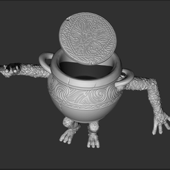 pot1.png STL file Elden Ring Pot Boy・3D printing idea to download