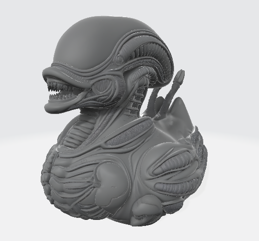 🦆 Xenomorph Duck・ STL File for 3D printing・Cults