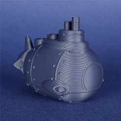 submarine_serie-01_studioklipsi_V1-3-_carré.jpg Fichier STL Navy series - model Submarine/ Sous-marin・Objet imprimable en 3D à télécharger