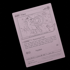 mew1.png Archivo STL Pokémon Mew・Plan de impresora 3D para descargar