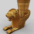 untitled.129.png Achaemenid Persian Lion Rhyton 3D print model