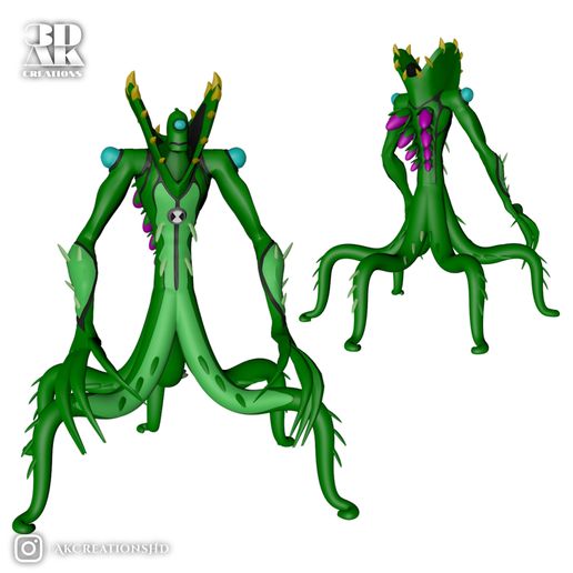 20231206_111718.jpg Ben 10 Classic - Wildvine Alien 3d Printable STL