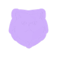 cat06_Cutter_Inner.stl Persian Cat Cookie Cutter