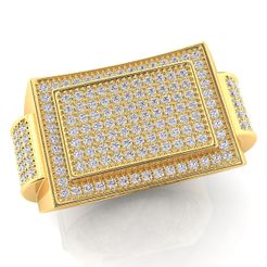308_Render_CG-1_luxury-1_-White-Reflective_luxury-1_YellowGold_Luxury-2_Diamond.jpg STL file Men's Ring・3D printable model to download