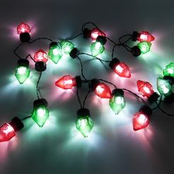 lights2.jpg Télécharger fichier STL gratuit Buses !.: Lumières thématiques imprimées en 3D et décoration de boules de Noël • Design pour impression 3D, loubie