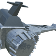 model-38.png Low Poly Spaceplane Fighter Jet 3D Model