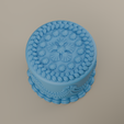 13.png Verzierte Torte STL - Silikonform Master Modell
