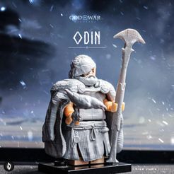IMG_7870.jpg Odin - God of war ragnarok - Custom  Minifigures