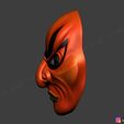03.jpg Japanese Bugaku Mask - Devil Mask -Halloween Cosplay 3D print model