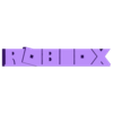 BlackWhite - Roblox.stl 3D MULTICOLOR LOGO/SIGN - Roblox (Two Versions)