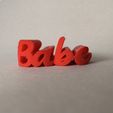 babee.jpeg Babe - Heart Valentine's Day Gift