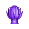 eggplatform.STL Flowerlamp Crown jewel
