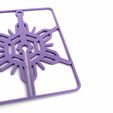 3.jpg 3d Printable STL Holiday Snow Stocking Sprue – 3D Printable Royalty-Free Holiday Ornament – Unique Gift Card – Easy-to-Assemble Holiday Decoration