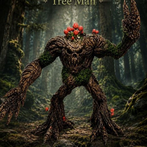 Gnarl Fist /Treeman (Fan-Made Miniature) Inspired by Shadow of the Horned Rat & Dark Omen