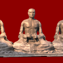apollo-new-3.4303.png OBJ file Egyptian Sitting Statue 2・3D print object to download, aramar
