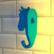 uni2.jpg geometric unicorn hook