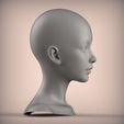2.27.jpg 27 3D HEAD FACE FEMALE CHARACTER FEMALE TEENAGER PORTRAIT DOLL BJD LOW-POLY 3D MODEL