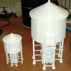 NandHO.jpg Fichier 3D Réservoir d'eau standard de 50K gallons - échelles multiples・Design pour imprimante 3D à télécharger