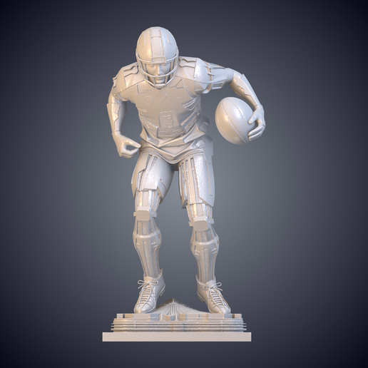 American Football Player Sportsman Athlete Statue Figure GPM-274