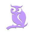 hibou2.STL decorative owl