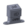 SD Card Holder CAD Pic.png SD Card Holder For Aluminium Extrusion