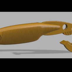 Tail-1.png STL file Ribbed Tail (Master + Mould) 11cm Softbait・Design to download and 3D print