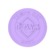 Tamba Bay Rays MLB coaster.stl Tamba Bay Rays MLB coaster