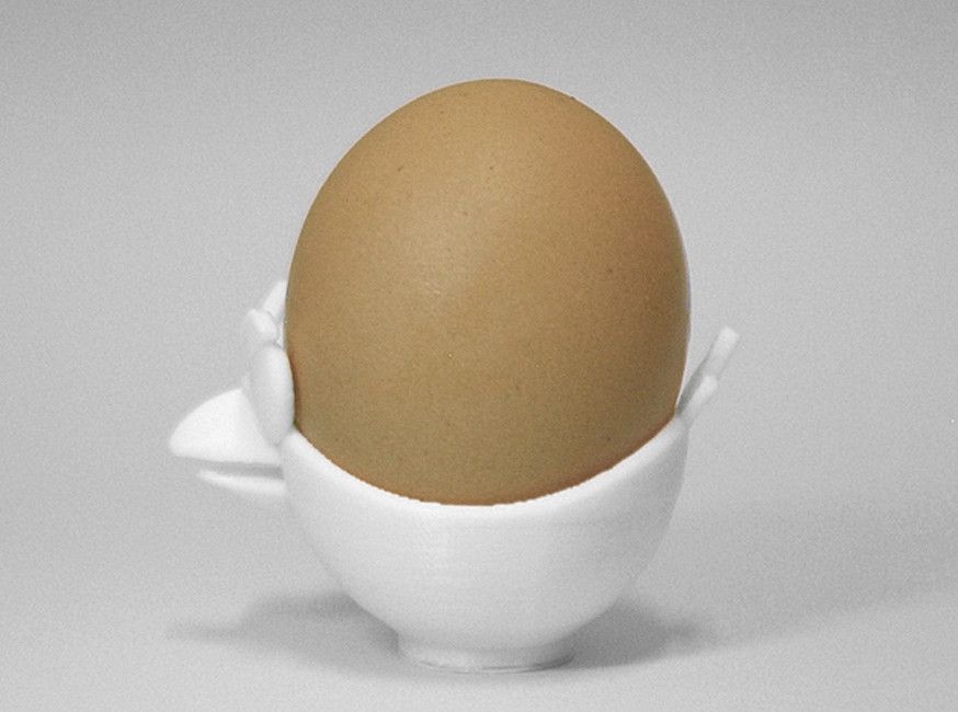Eggry_03.jpg Download free STL file Angry Bird Egg Cup • 3D printable template, FORMBYTE