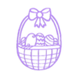 6 stl.STL line art easter, 2d art easter decor, wall art easter decor, basket with eggs decor, eggs, easter eggs