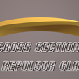 repulsorGlassCross2.png Iron Man Mk46 warable arm - models pack to 3d printing MK0046 / Cosplay