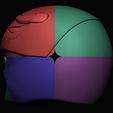 L.jpg rubik's cube 2x2x2 blue ranger head