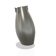 vase304 v1-09.png pot vase cup vessel Bomb v304 for 3d-print or cnc