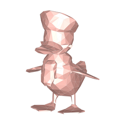 model.png Cute duck low poly no.1