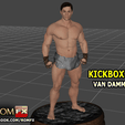 kickboxer0.png Van Damme Kickboxer - 3D Printable Figure